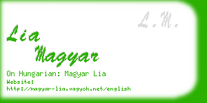 lia magyar business card